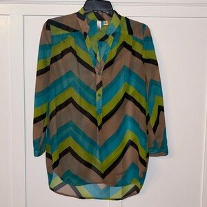 Women’s size S sheer tunic top